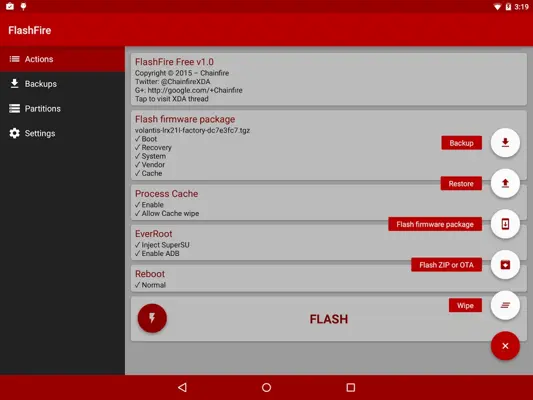 FlashFire android App screenshot 0